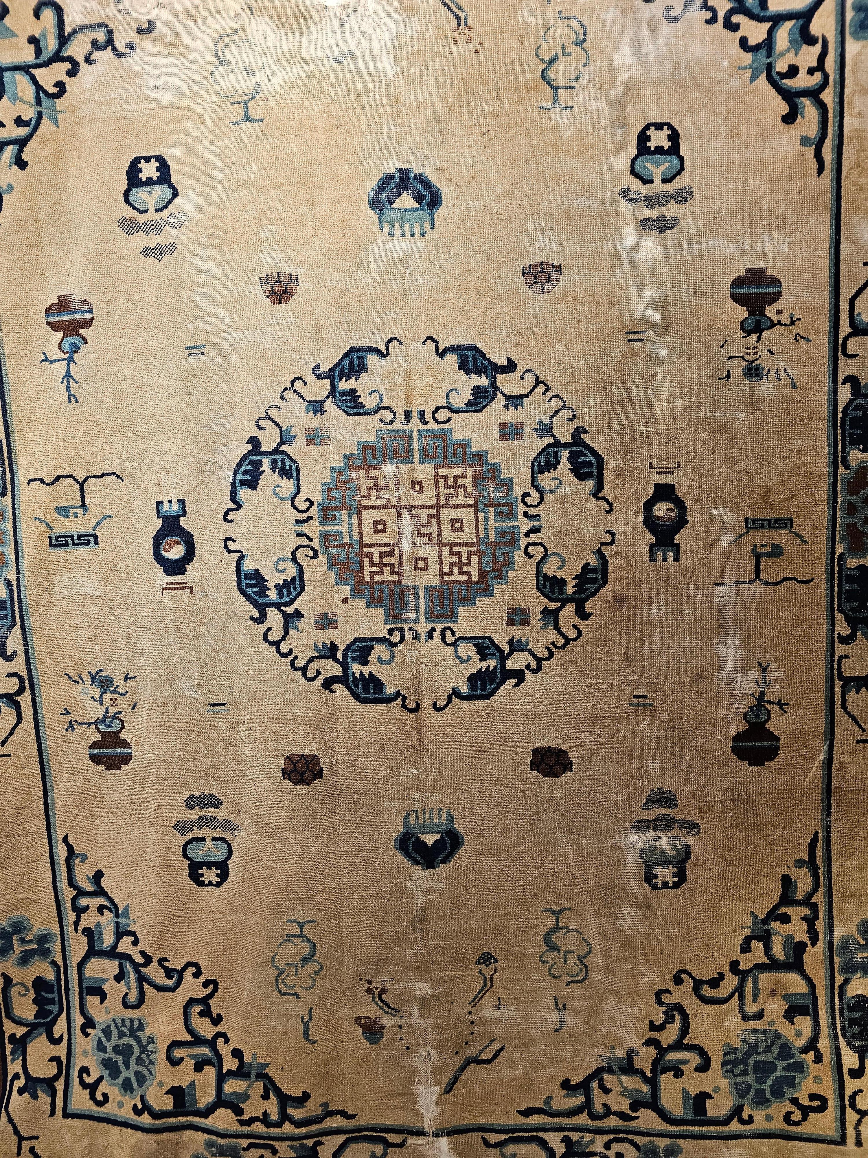 chinese wealth symbol rug