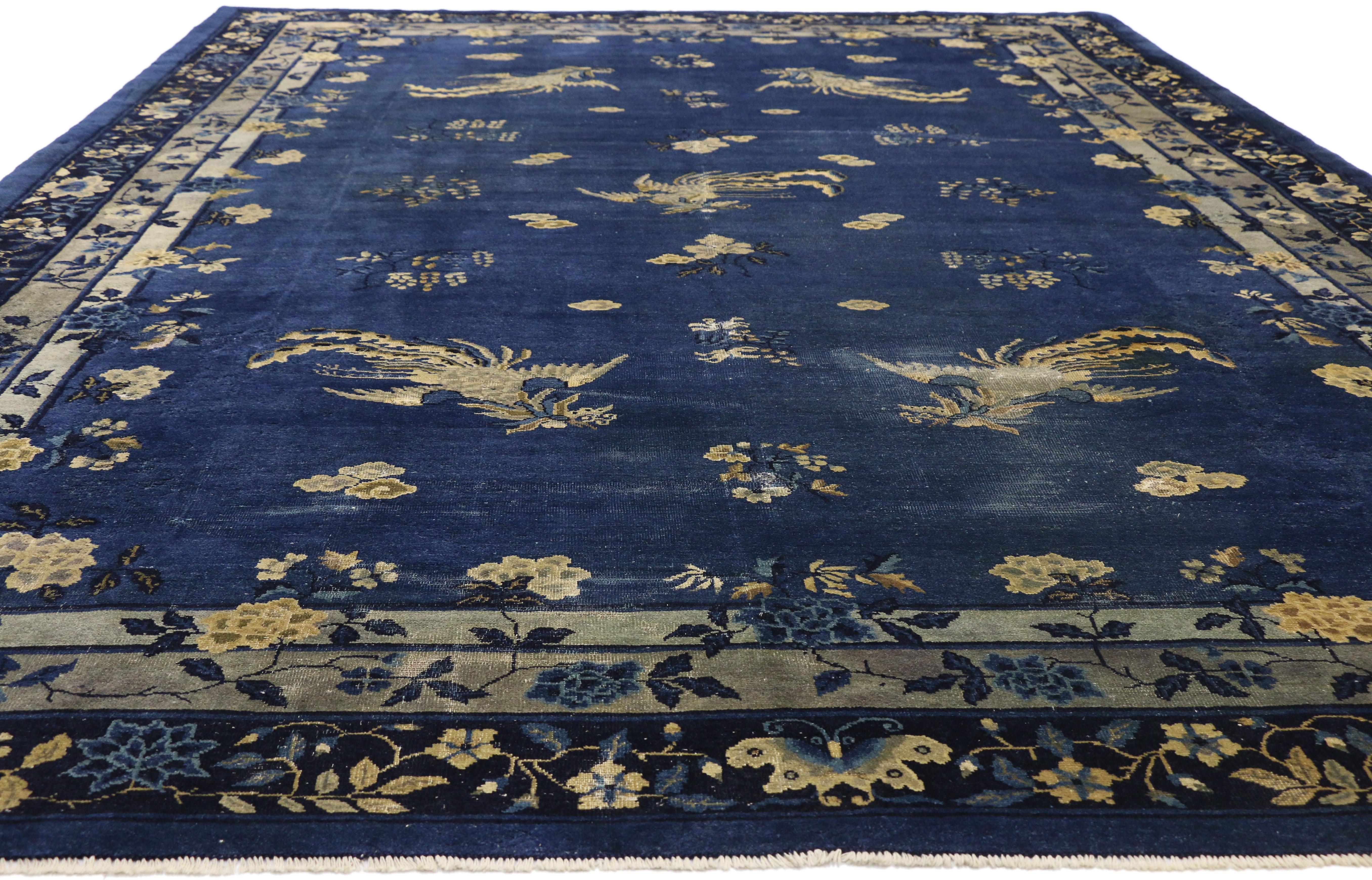 antique chinoiserie rug