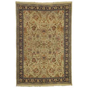 Distressed Antique European Spanish Area Rug with Arts and Crafts Style ...