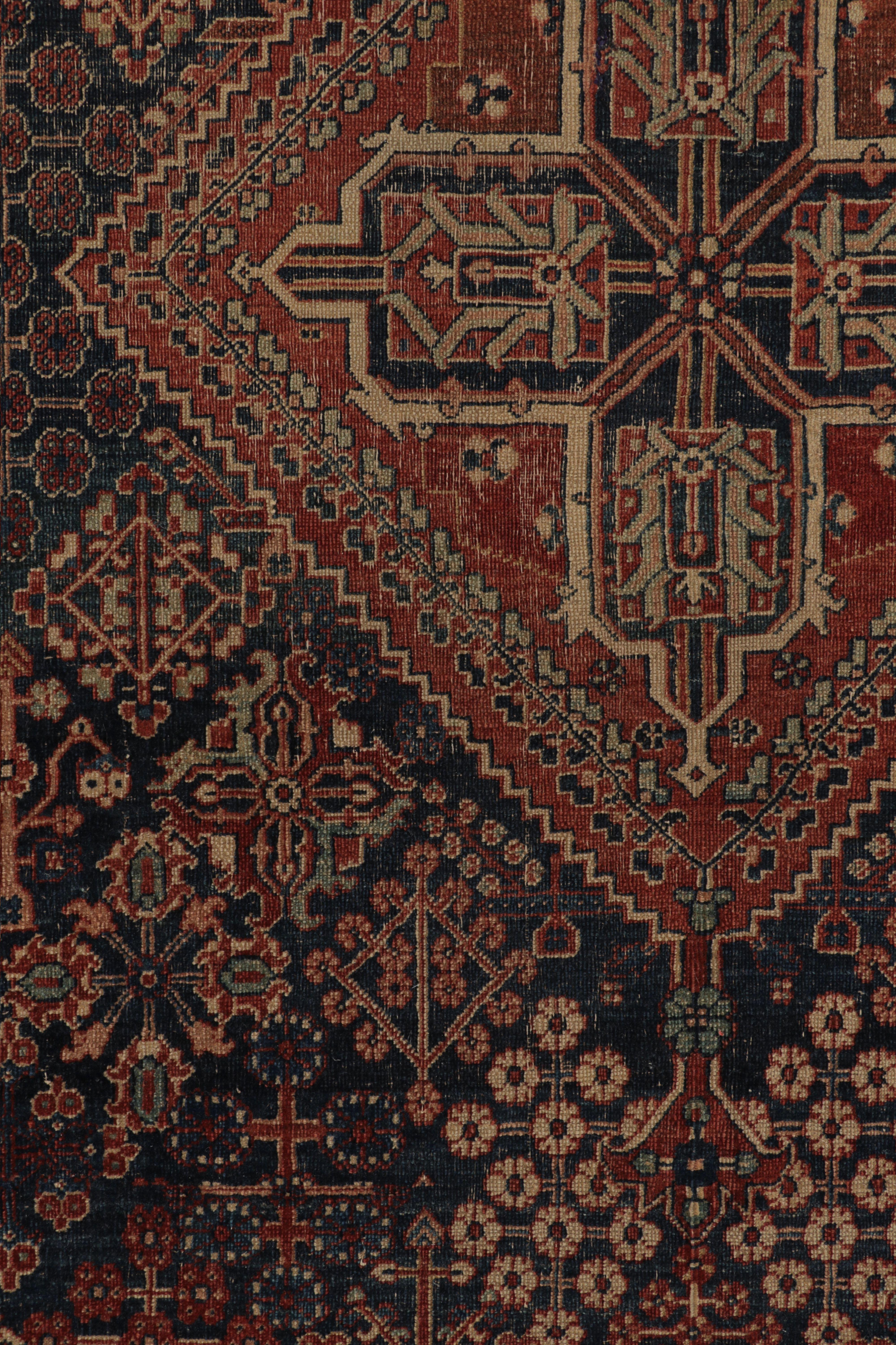 Antiker Heriz-Perserteppich, traditionelles Medaillon-Design - Rug & Kilim (Handgeknüpft) im Angebot