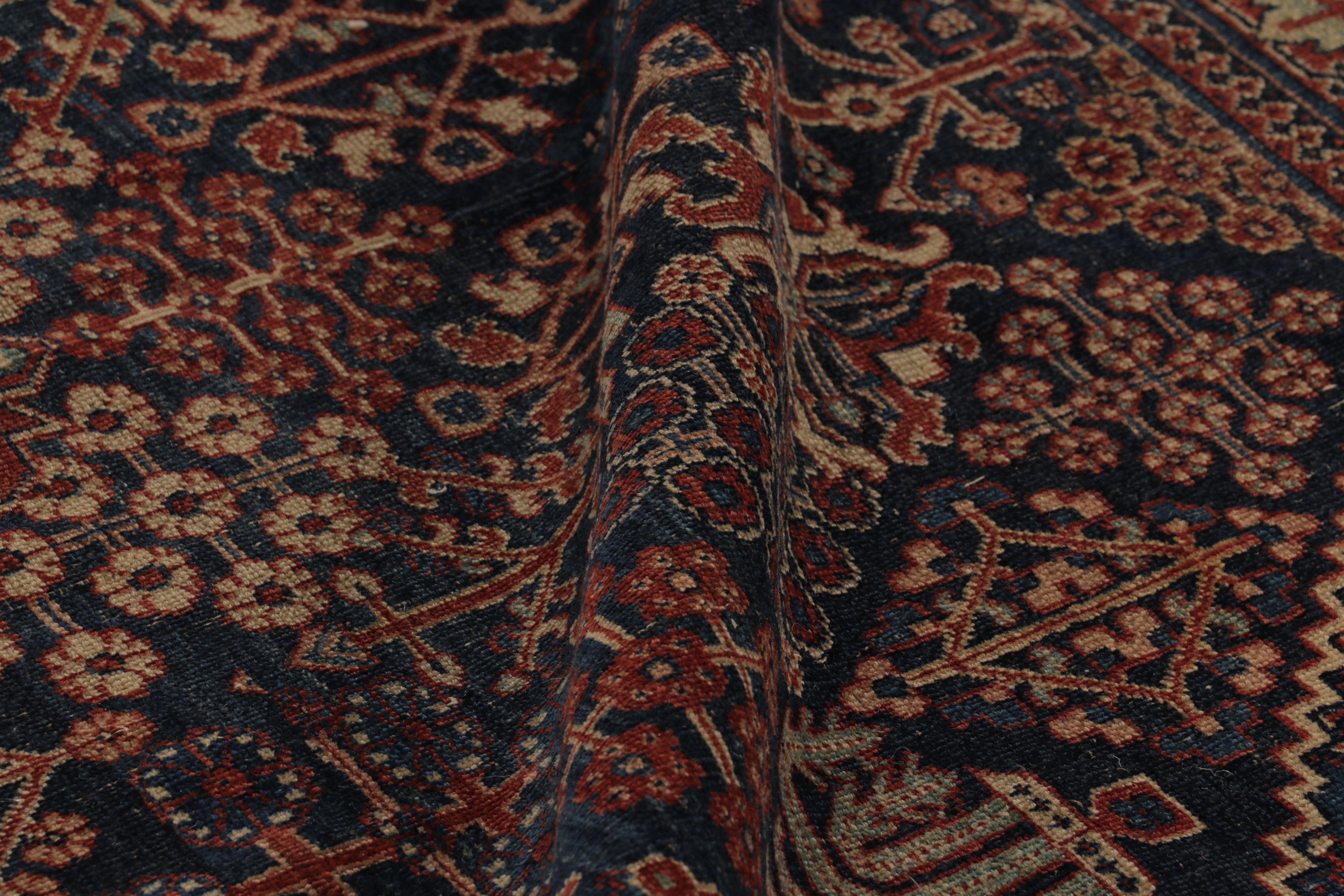 Antiker Heriz-Perserteppich, traditionelles Medaillon-Design - Rug & Kilim (Wolle) im Angebot