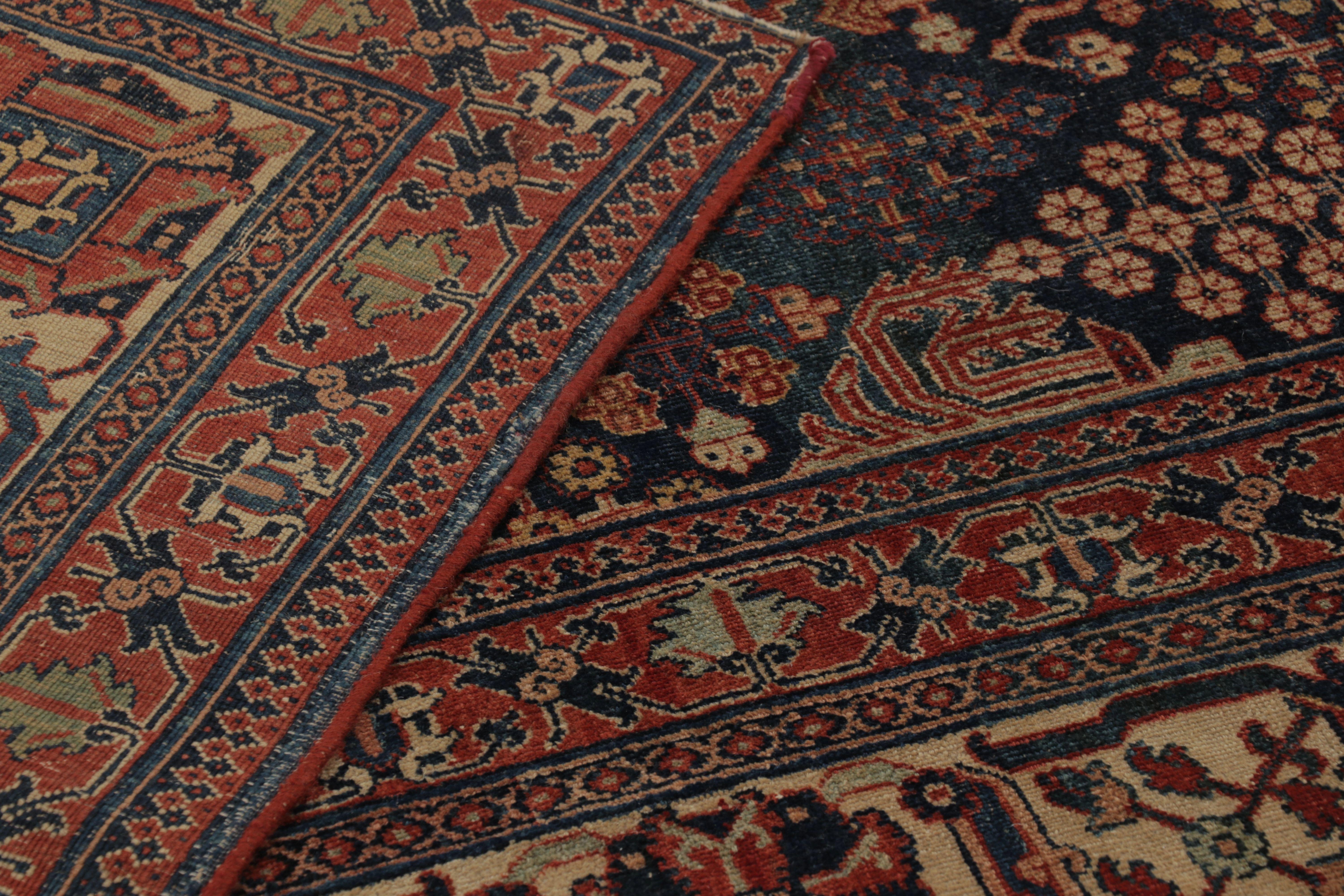 Antiker Heriz-Perserteppich, traditionelles Medaillon-Design - Rug & Kilim im Angebot 1