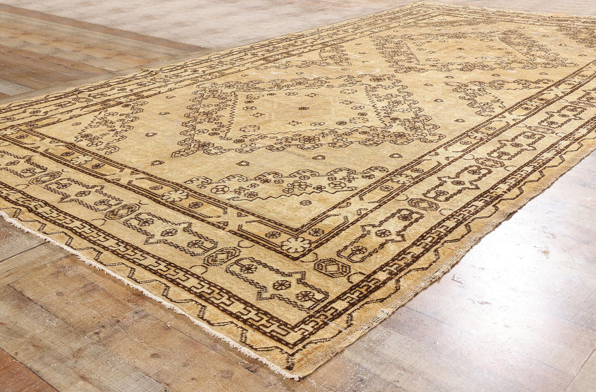 Turkmen 1900's Turkestan Khotan Rug with Traditional Style For Sale
