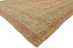Distressed Antique Khotan Gallery Rug with Pomegranate Design