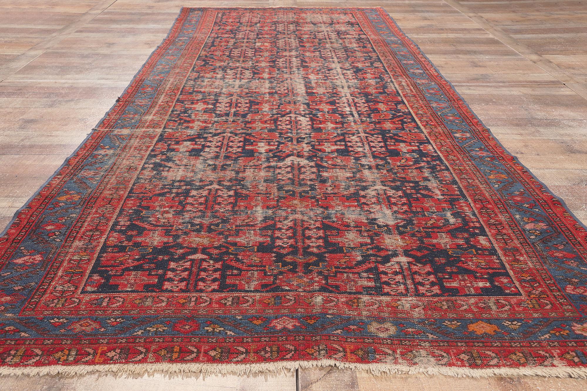 Antique Persian Malayer Rug, Rustic Luxe Meets Welcomed Informality For Sale 2