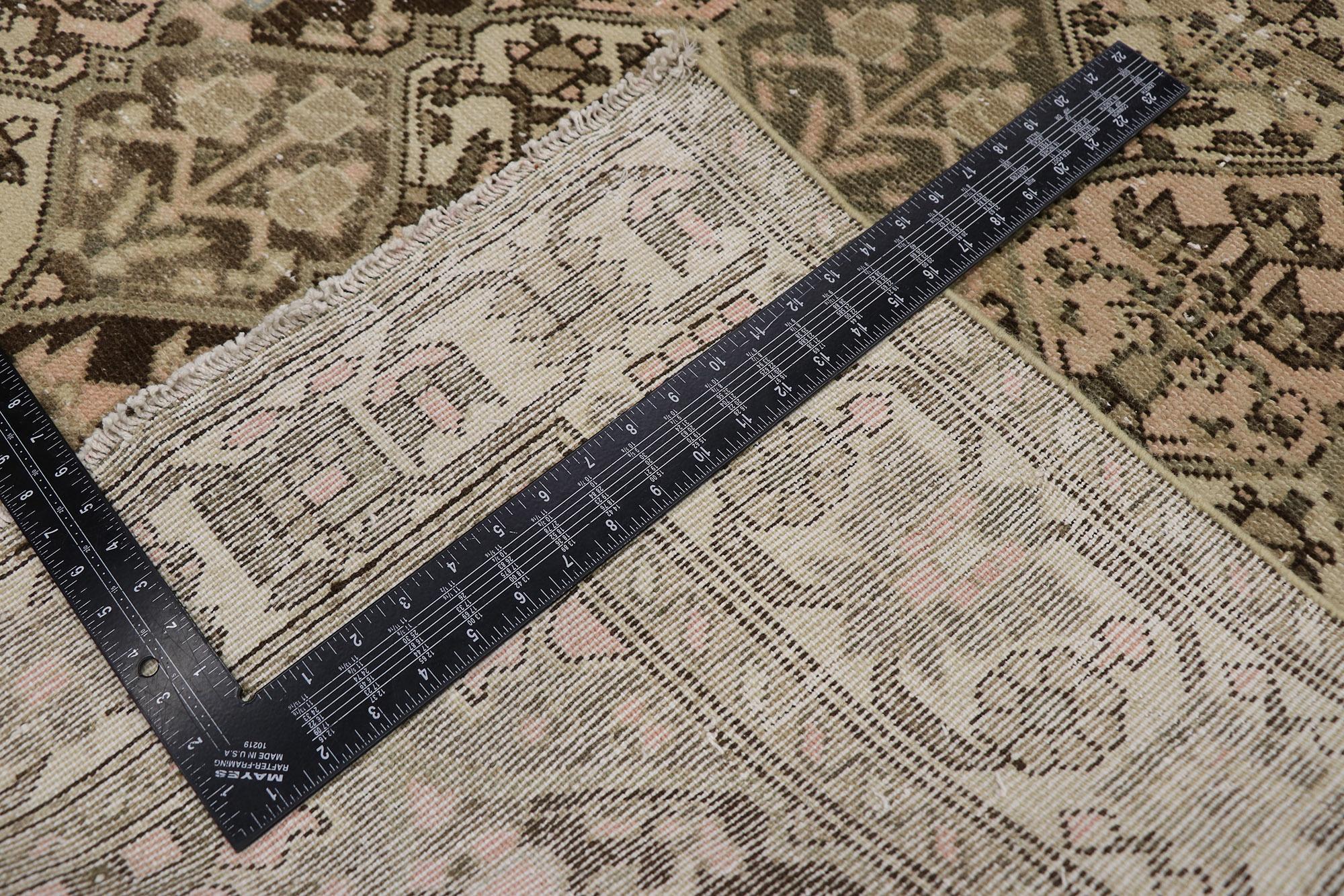 Distressed Antique Persian Bakhtiari Rug In Distressed Condition For Sale In Dallas, TX