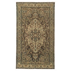 Tapis persan antique Bakhtiari, l'élégance intemporelle rencontre la sophistication masculine