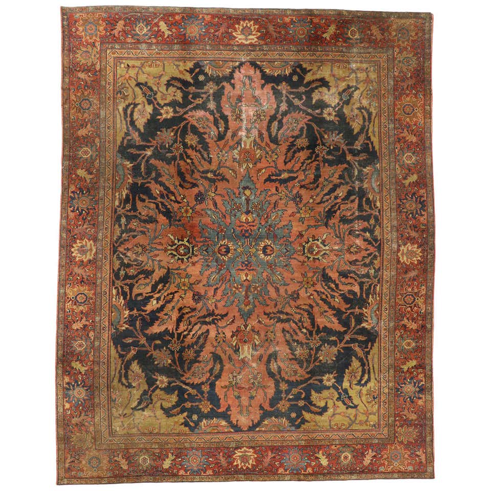 Antique Persian Farahan Rug with Modern Traditional Style For Sale at ...