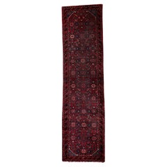 Distressed Antique Persian Hamadan Runner 2.8
 x 9.11
, Circa 1920 - 1C1199