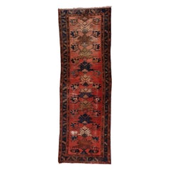 Chemin de table persan antique en détresse avec un style rustique de Manoir anglais Tudor