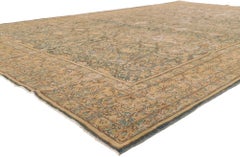 The Verdant Reverie: An Antique Persian Kerman Masterpiece of Botanical Poetry