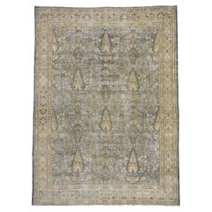 Antiker persischer Khorassan-Teppich im Used-Stil