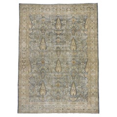 Distressed Antique Persian Khorassan Rug