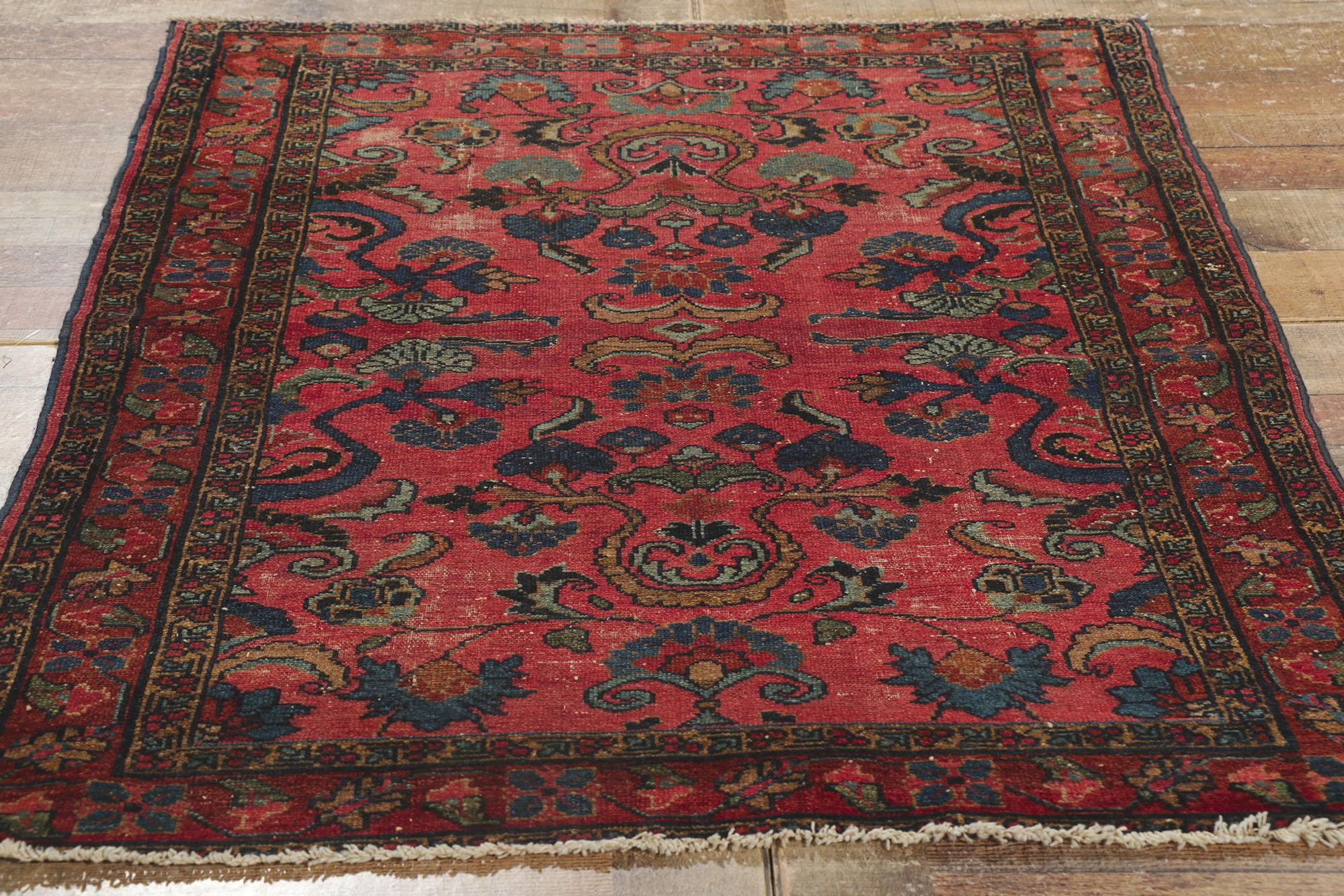 Antiker persischer Lilihan-Teppich im Used-Stil (20. Jahrhundert) im Angebot