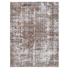 Antiker persischer Mahal im Used-Look 7'10''x10'3'' im Used-Look