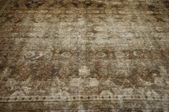 Distressed Antique Persian Mahal Rug with Modern Industrial Style