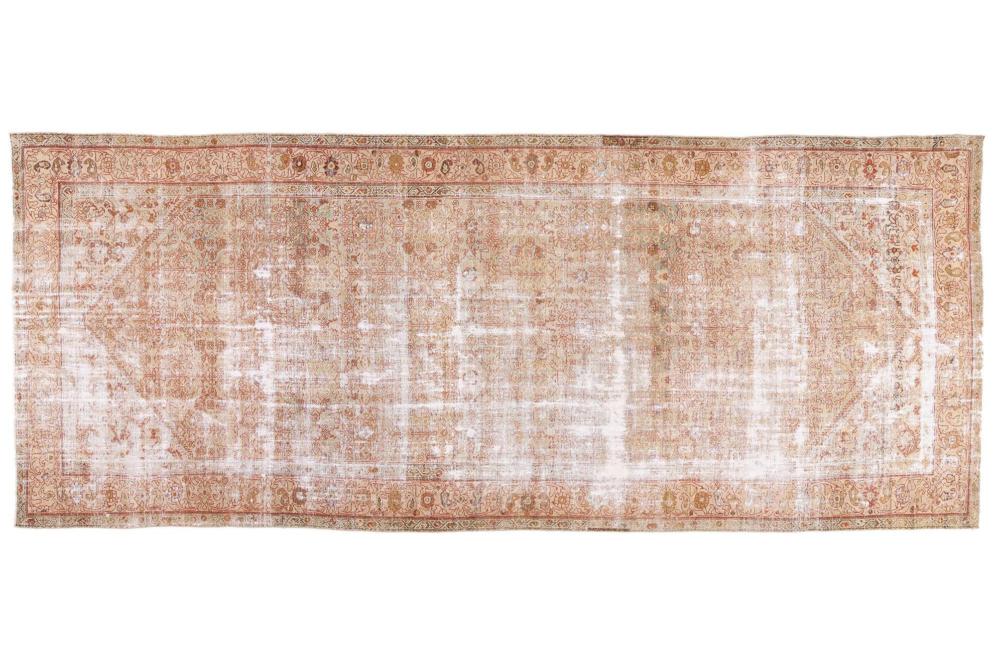Tapis persan Malayer ancien vieilli de style moderne en vente 10