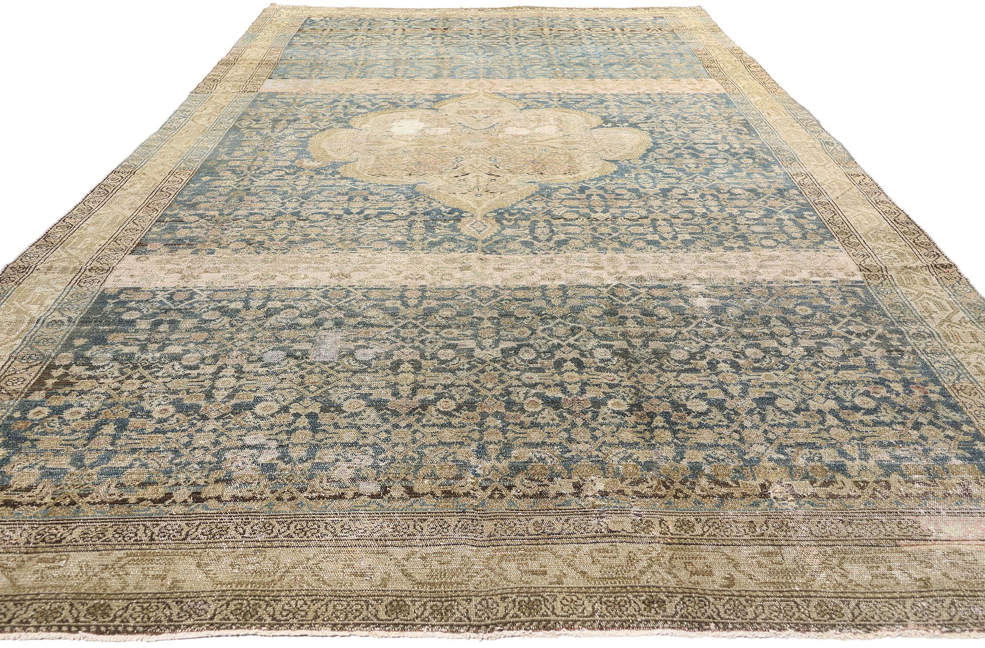 Alfombra persa malayer de finales del siglo XIX con estilo moderno Malayer en venta