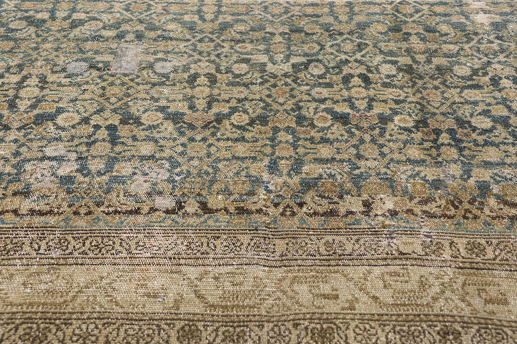 Alfombra persa malayer de finales del siglo XIX con estilo moderno Anudado a mano en venta