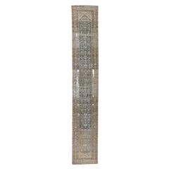 Distressed Antique Persian Malayer Hallway Runner with Herati Design