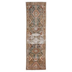 Distressed Antike Persische Malayer Teppich Teppich Läufer