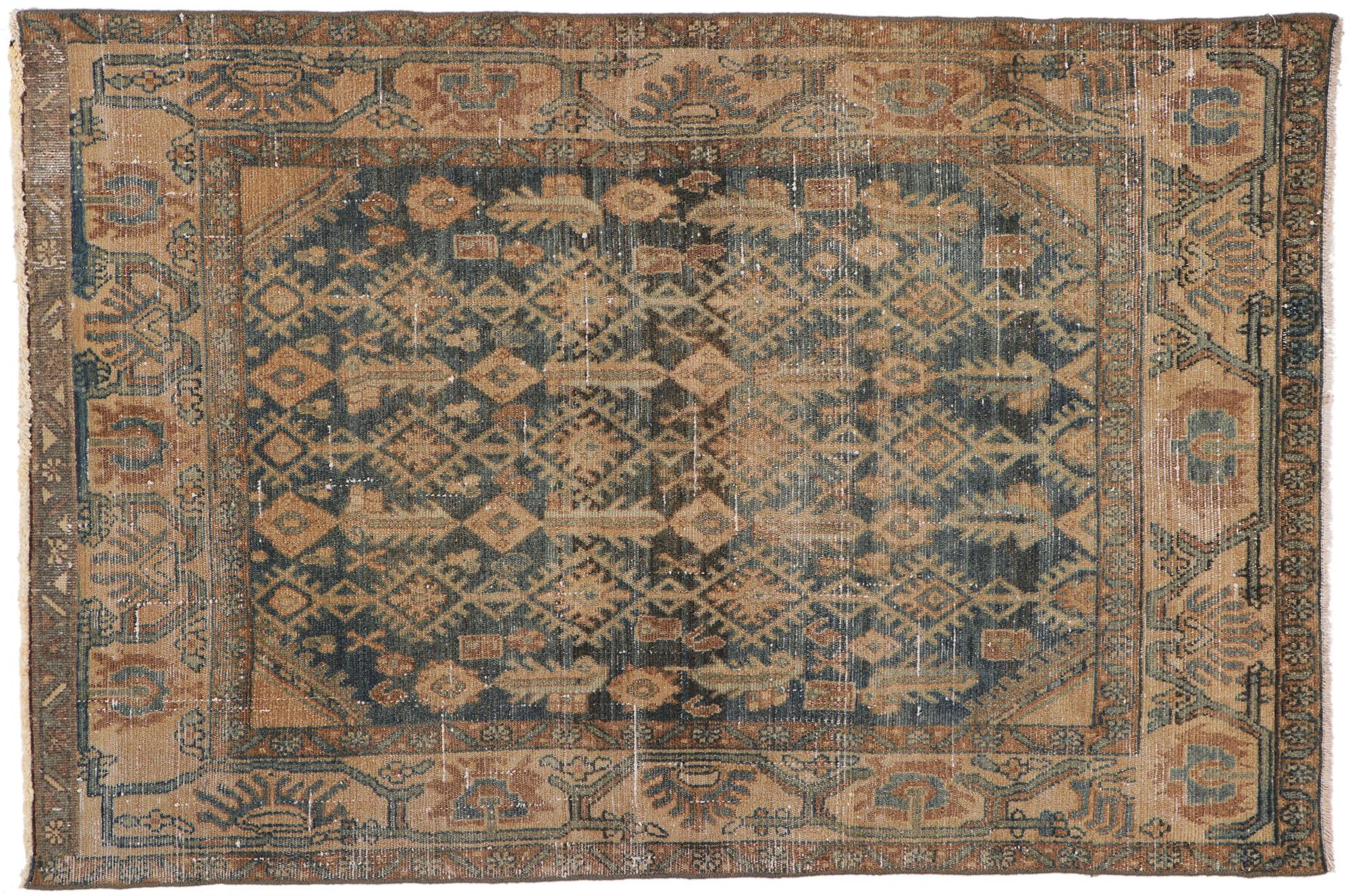 Alfombra persa malayer de finales del siglo XIX con estilo moderno en venta 2