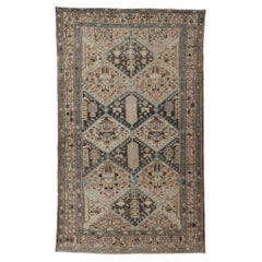Distressed Antique Persian Malayer Rug