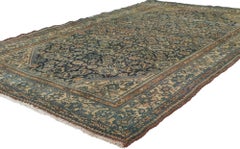 Antique Persian Malayer Rug with Herati Design and Modern Rustic Style