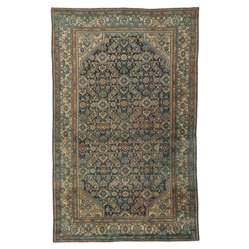 Antique Persian Malayer Rug with Sarouk Design and Neoclassical Style ...