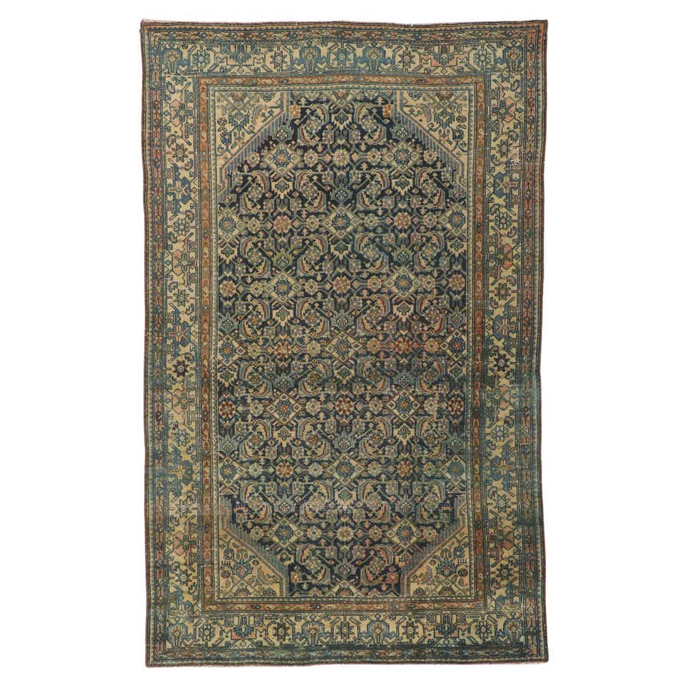 Antique Persian Tabriz Rug with Classic Herati Design For Sale at ...