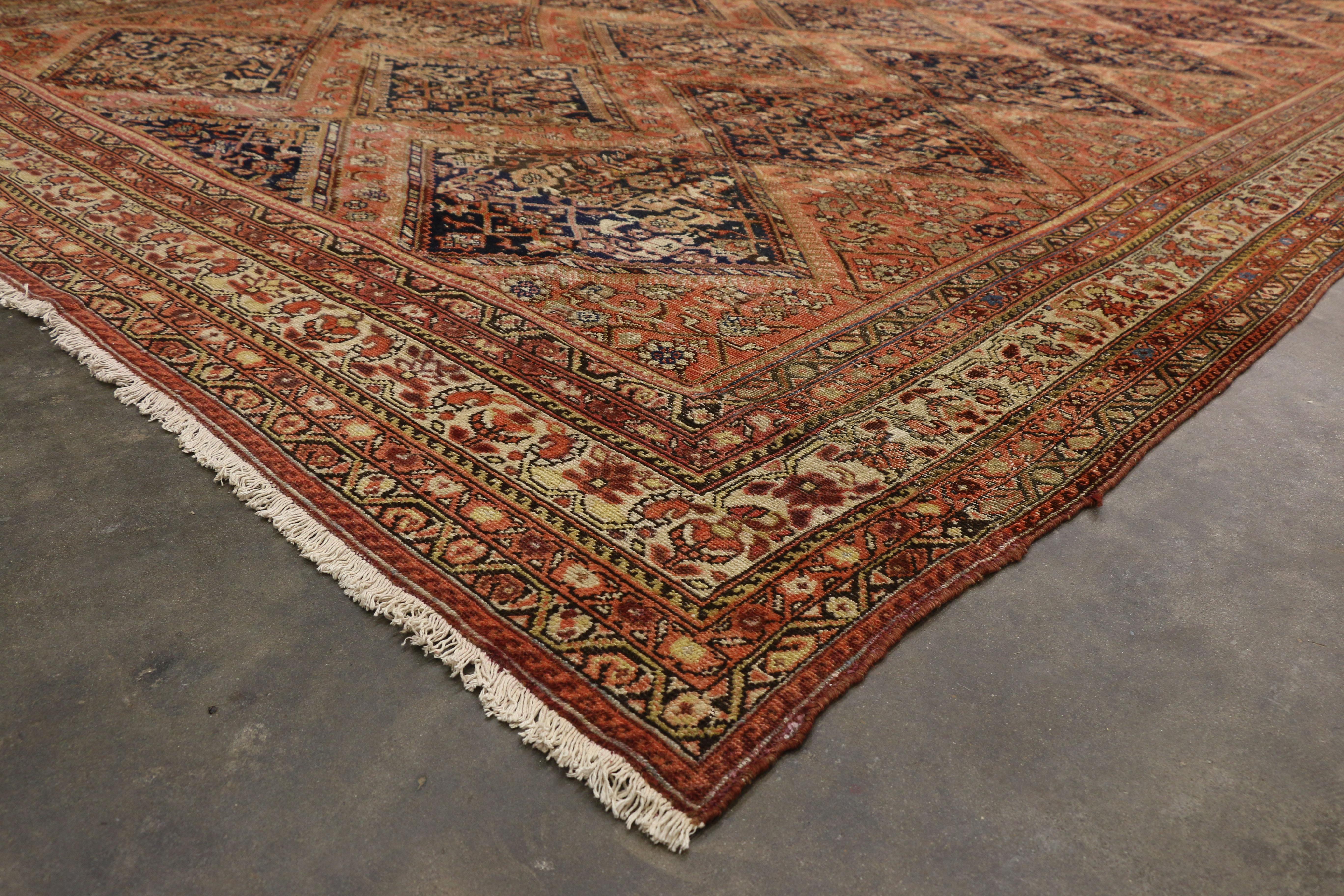 20ième siècle Tapis persan Malayer des années 1920, 10'00 x 17'09 en vente