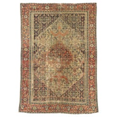 1890's Rustic Antique Persian Malayer Rug