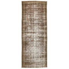 Distressed Antique Persian Malayer Rug with Traditional English Rustic Style