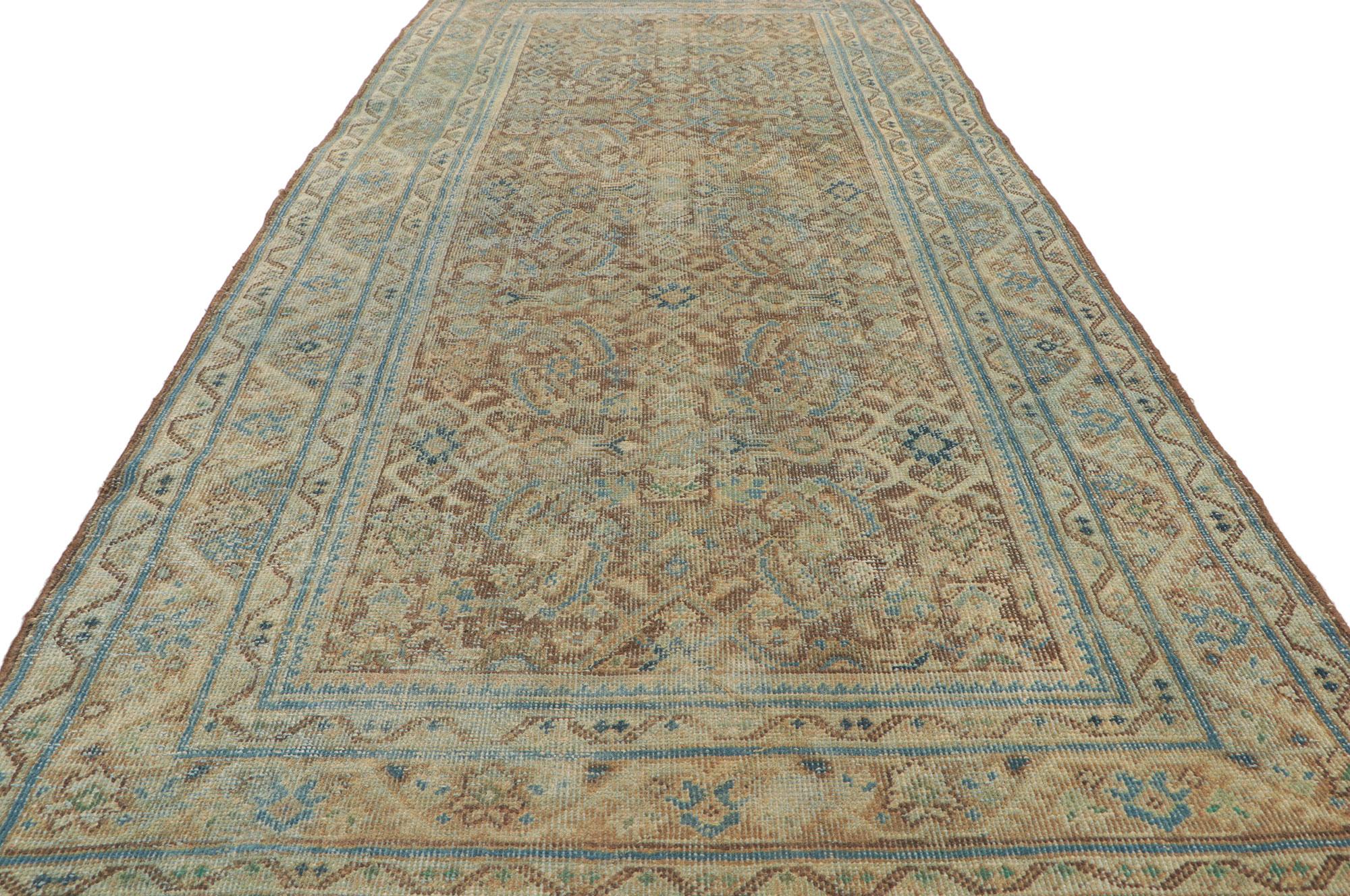 Runner antico persiano Malayer invecchiato in vendita 3