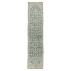 Distressed Used Persian Malayer Runner