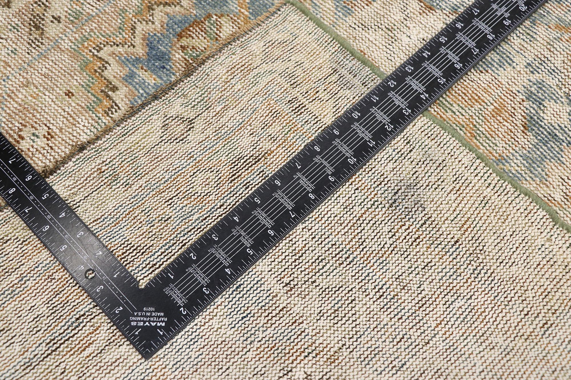 20th Century Distressed Antique Persian Malayer Runner with Rustic Gustavian Cottage Style For Sale