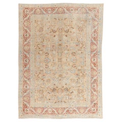 Distressed Antique Persian Mood Carpet with Rustic Modern Style