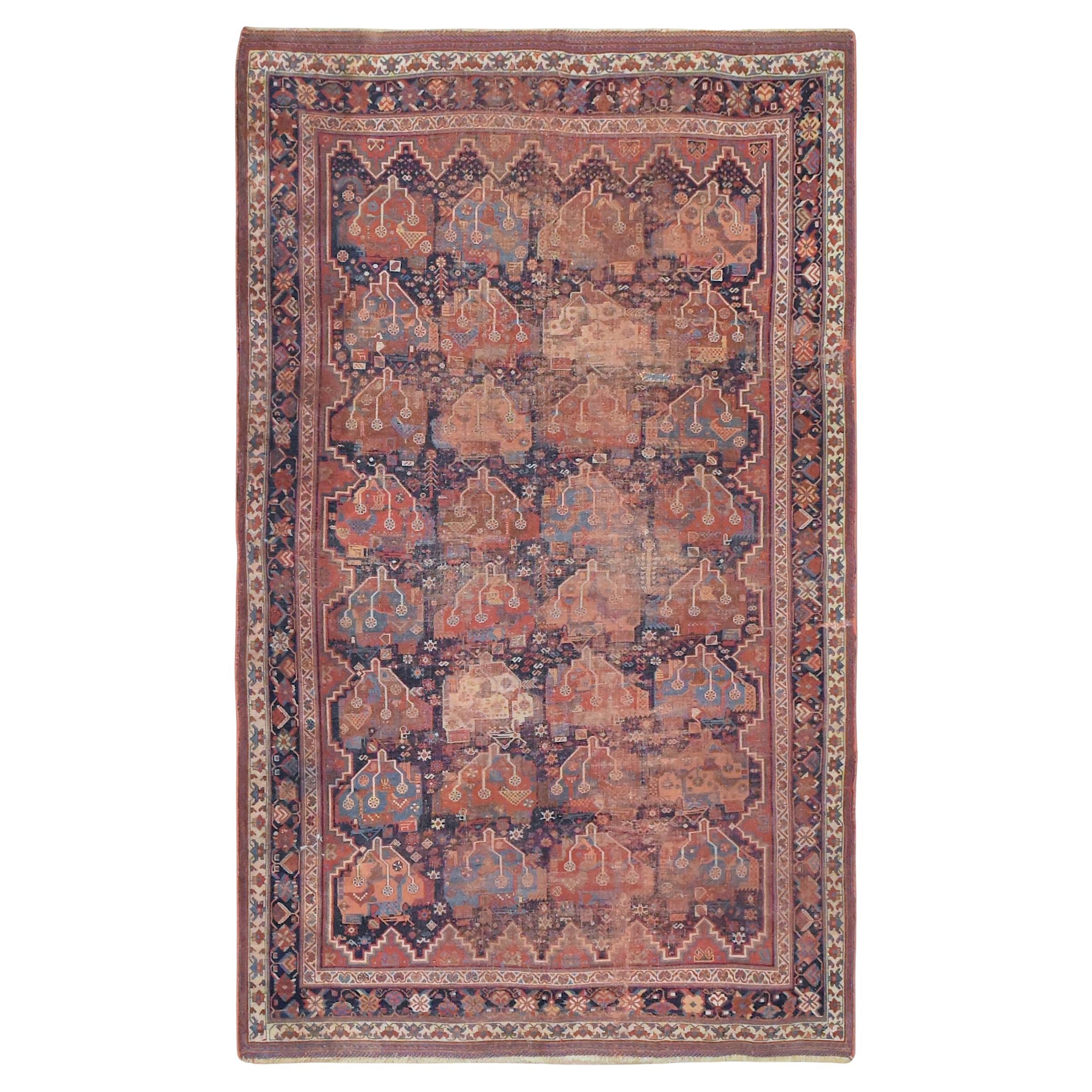 Tappeto Persiano Antico Distrutto 5'8''x8'5''