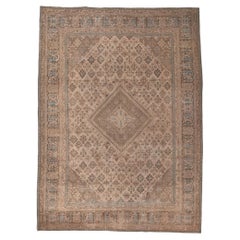 Distressed Antique Persian Rug, Understated Elegance Meets Relaxed Familiarity