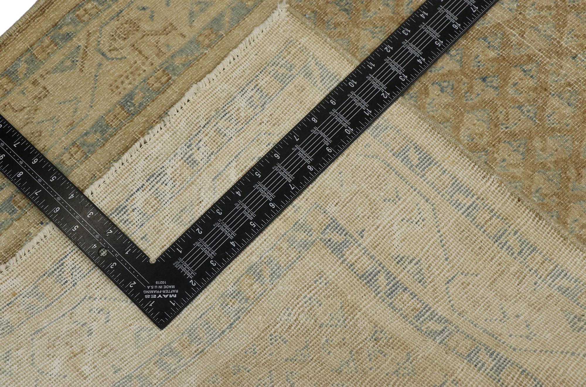 20th Century Distressed Antique Persian Saraband Runner with Mir Boteh Design