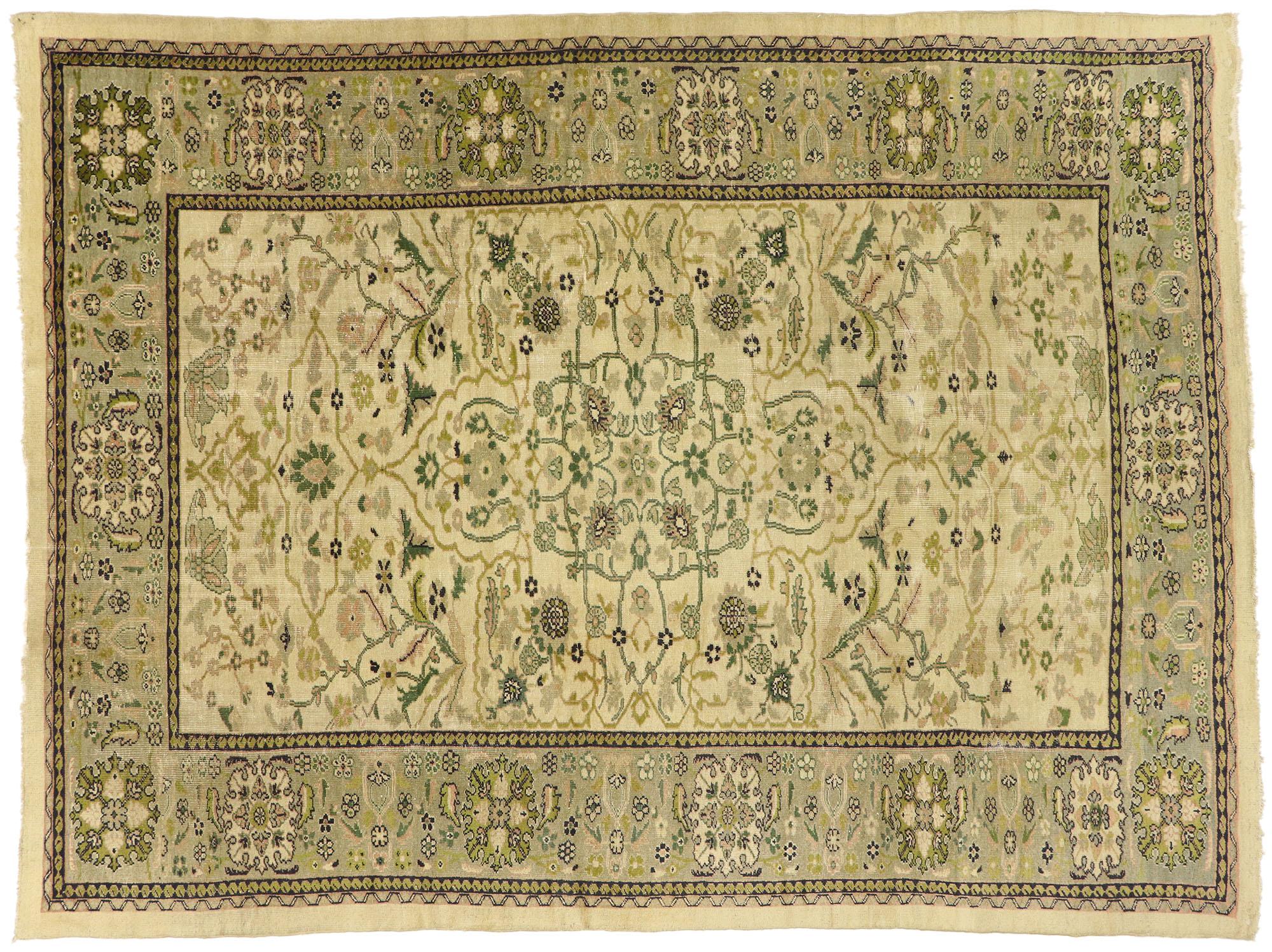 Antique Persian Sultanabad Rug, 09'00 x 12'00 For Sale 1