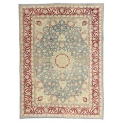 Antique Persian Tabriz Carpet with Modern Style