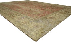 The Pastoral Orchard: An Antique Botanical Masterpiece of Rustic Splendor
