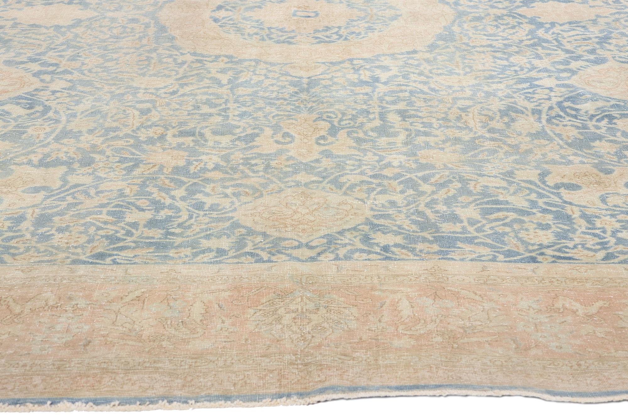 Persiano Tappeto persiano Tabriz del 1910 con stile moderno in vendita