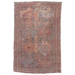 Antiker Shiraz-Teppich im Used-Look