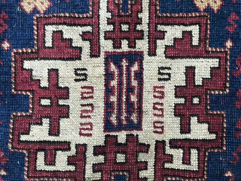 Distressed Antique Shirwan Rug For Sale at 1stDibs