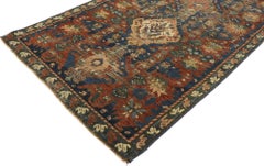 Distressed Antique Turkish Oushak Rug with Modern Rustic Industrial Style