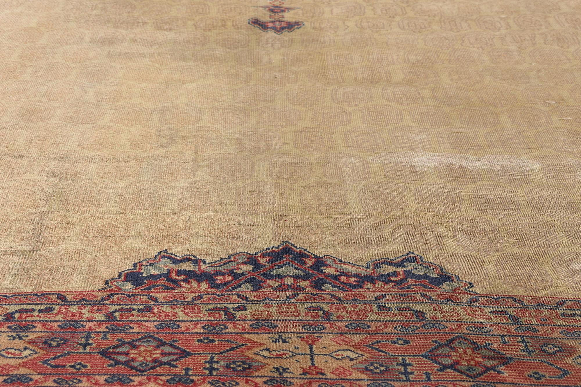 Tappeto Sivas Turco Antico Distrutto, 09'05 X 13'05 In condizioni deteriorate in vendita a Dallas, TX