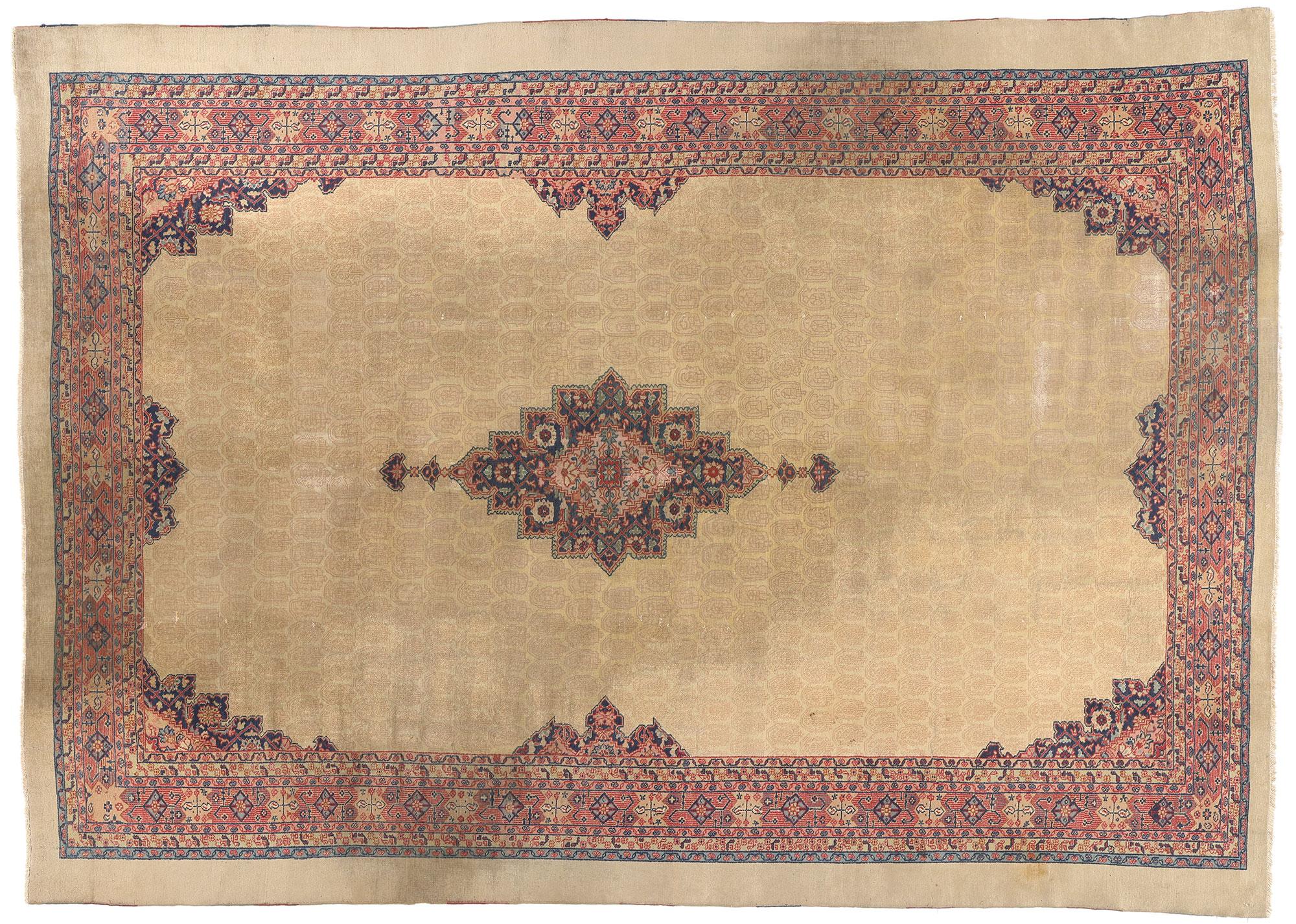 Tappeto Sivas Turco Antico Distrutto, 09'05 X 13'05 in vendita 4