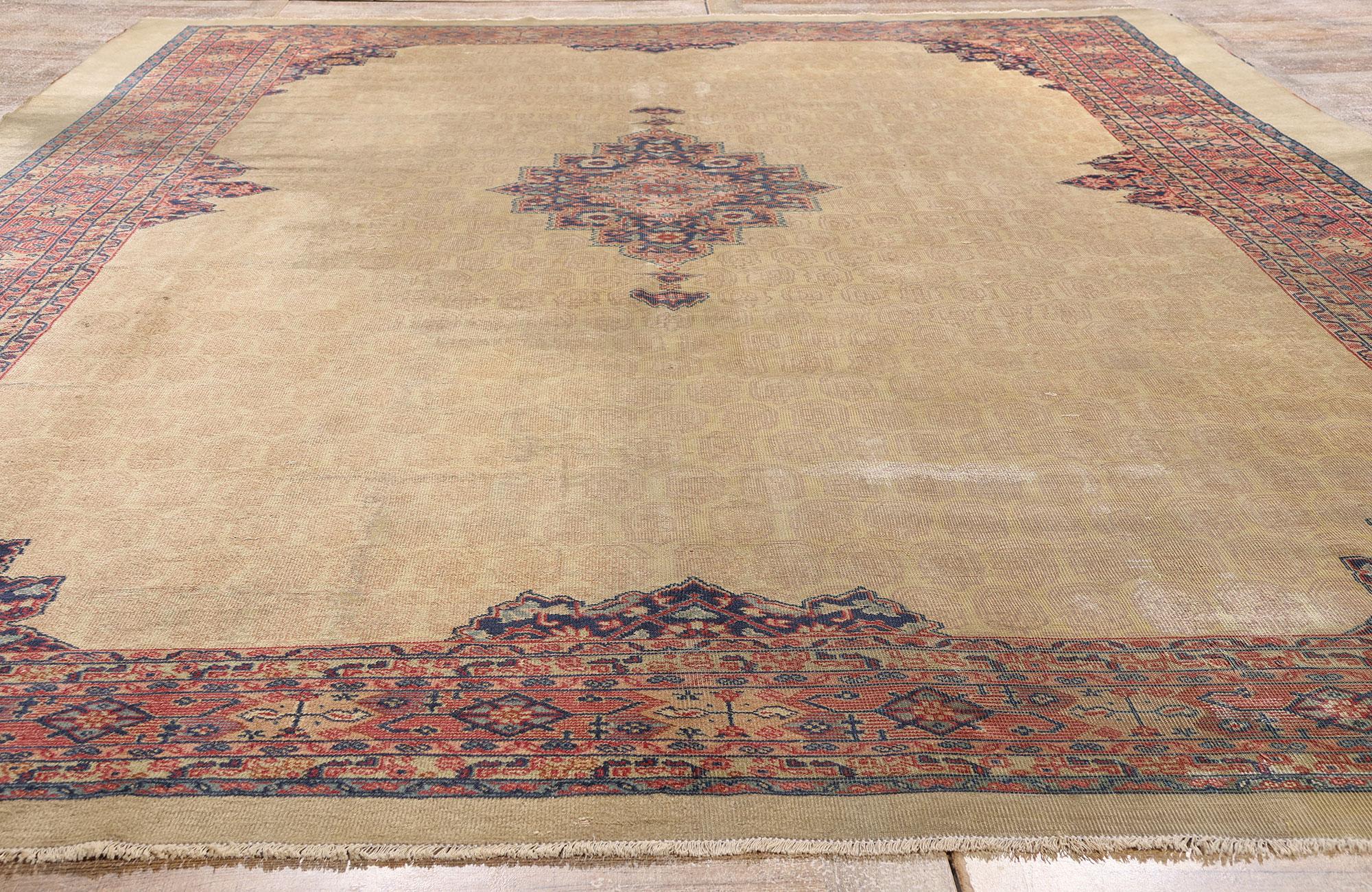 Tappeto Sivas Turco Antico Distrutto, 09'05 X 13'05 in vendita 2